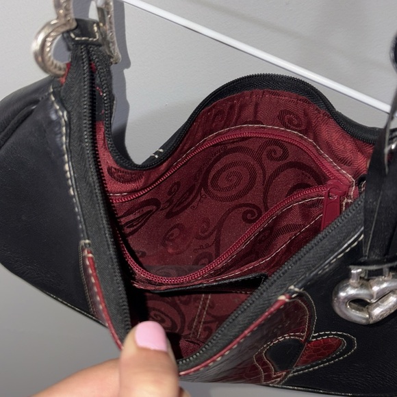 Brighton red and black heart purse - Picture 3 of 3